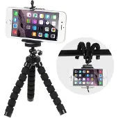 Peachy Tripod met anti-slip pootjes Softtripod Universele telefoonhouder