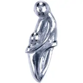 MOOYE ® - Collectie Zilveren Ouder met kind ketting hanger