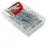 Deltafix Draadnagels Platkop Verzinkt 2.4 x 50mm. lang. 200 Gram Spijkers. .