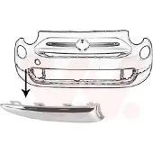 VAN WEZEL 1614582 Plaat, bumper