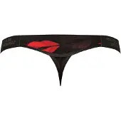 Male Power Micro String - L/XL black,red S/M