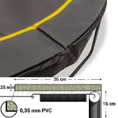 Magic Jump Trampoline Rand Black 270 cm