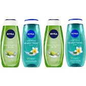 Nivea Douchegel Mix - Hawaii & Oil + Lemongrass & Oil - 2 + 2