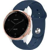 IMoshion Siliconen Sport bandje - Universeel 18 mm aansluiting - Donkerblauw