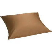 Yumeko Kussensloop Katoen Satijn 60x70 Bruin - Eco, Bio & Fairtrade