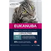 Eukanuba Adult met zalm graanvrij kattenvoer 2 x 10 kg