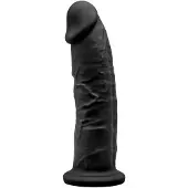 Silexd - Realistische Dildo - 19 x 4,5 cm - Zwart