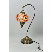 Halay Handgemaakte Turkse Nachtlamp multicolour Oosterse sprookjeslamp