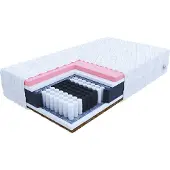 FDM KASPER Matras 90x200 cm - Hoogte 22 cm H3 en H4 - Pocketvering Matrassen - Dubbelzijdig - 7 zones - Antiallergisch