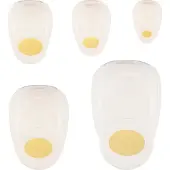 Vaessen creative Pons Set - Figuurpons - Ovalen - 5 st. - 1 tot 6 cm