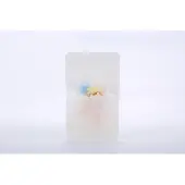 Packlinq Stazakken Wit Kraft 8x5x13cm | 28 gram Met Venster (100 stuks) | Doypacks | Stand up pouches