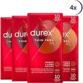 Durex Condooms Thin Feel XL 10st - 4 Stuks - Voordeelverpakking