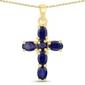 Rafaela Donata Ketting marine / goudgeel