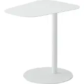 En.casa Bijzettafel Nastätten 50x50x38 cm wit mat []