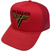 Ginza.se Van Halen - Text & Yellow Logo Trucker pet - Rood