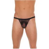 Amorable - Zwarte Transparante Herenstring