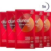 Durex Condooms Thin Feel XL 10st x 5