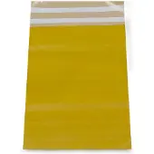 Packlinq Plastic Verzendzakken 35x45+8cm Oker geel (250 st.) | mailingbags