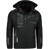 Geographical Norway Softshell Jas Heren Zwart/Zwart Royaute - M