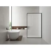 Mueller Ribble inloopdouche 100x200cm mat zwart