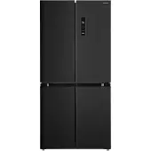 Inventum SKV4178B No Frost energiezuinige Amerikaanse koelkast - 474 liter - Digitaal display - Stil: 37 dB - Supervriezen - Superkoelen - Vershoudlade - 4 deuren - Zwart