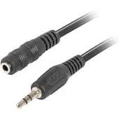 Lanberg Kabel Audio Jack (3,5 mm) Lanberg Zwart 3 m