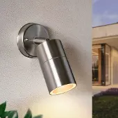 LumenXL RVS wandspot voor badkamer Lola, 1-lichts