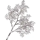 Silk-ka Kunstbloem-Kunsttak Hout Tak Sneeuw-Bruin 99 cm