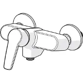 Hansa Armaturen GmbH Wanddouchemengkraan Hansapolo nieuw met Thermo-Cool functie VC