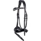 Harry's Horse - Hoofdstel Diamond Lacque - Zwart - Cob