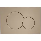 Geberit Sigma by drukplaat taupe