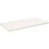 vidaXL Tafelblad rechthoekig 110x55x2,5 cm massief grenenhout wit