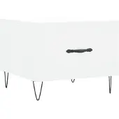 vidaXL Salontafel, wit, 50x50x40 cm, houtvezel