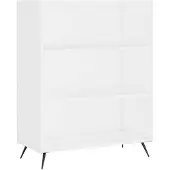vidaXL Boekenkast 69,5x32,5x90 cm bewerkt hout wit