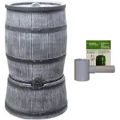 Roto Regentonset Roto 140 Liter + Voet + Vulautomaat - Grijs