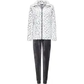 Rebelle dames huispak fleece - maat 40 - Panter - grijs