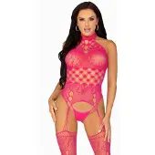 Leg avenue High neck lace bodystocking