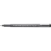 Staedtler pigment liner - fineliner - zwart - 0.6 mm - 10 stuks