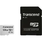 Transcend 128 GB microSDXC-kaart 300S-A UHS-I U3 A1 V30