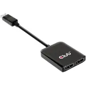 Club 3D MST hub DisplayPort 1.4 to DisplayPort + HDMI 4K60Hz M/F