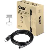 Club 3D CAC-1023 DisplayPort-kabel DisplayPort Verlengkabel DisplayPort-stekker, DisplayPort-bus 3.00 m Zwart