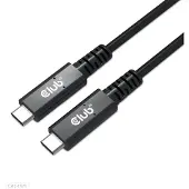 Club 3D USB4 TYPE C GEN 3X2 BI DIRECTIONAL CABLE 40GBPS 8K60HZ 100W POWERDELIVERY M/M