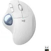 Logitech M575 ERGO Draadloze Trackball Muis Wit