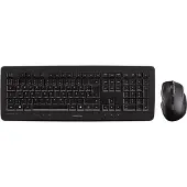 Cherry DW 5100 toetsenbord Inclusief muis Universeel RF Draadloos AZERTY Belgisch Zwart