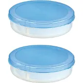 Sunware Club Cuisine vlaaidoos 5.9L - Met lift - Set van 2 - 35x35x9 cm