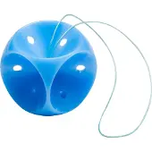 Pelvix Care Dr Arabin Pessarium Blokje Geperforeerd met Knoopje 3 - 37 mm 1 St Kubus