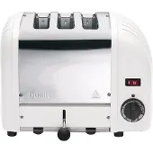 Dualit Vario NewGen Broodrooster Wit - 3 Extra brede Sleuven 28mm - Ontdooistand | ProHeat Technologie