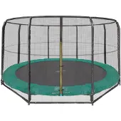 Magic Circle Pro Ingraaf Trampoline 410 cm Groen met veiligheidsnet