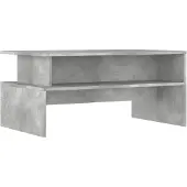 vidaXL Salontafel 90x55x42,5 cm bewerkt hout betongrijs