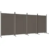 vidaXL Kamerscherm met 4 panelen 346x180 cm stof antracietkleurig